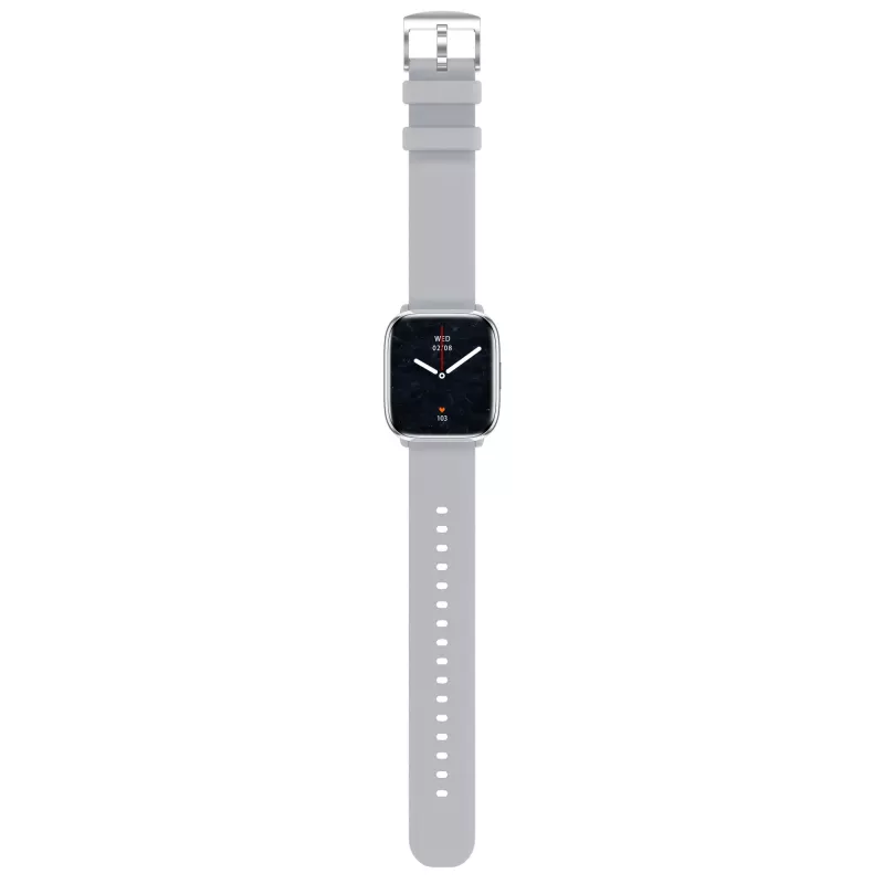myPhone Watch Pastel smartwatch, AMOLED de 4,45 cm (1,75 pulgadas), 390 x 450 píxeles, Bluetooth 5.3, resistente al agua, gris plata