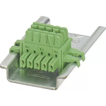 Conector de bus para carril DIN Phoenix Contact ME 6.2 TBUS-2 1.5/5-ST-3.81 GN número de fabricante 2869728 1 ud. (2869728)