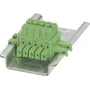 Conector de bus para carril DIN Phoenix Contact ME 6.2 TBUS-2 1.5/5-ST-3.81 GN número de fabricante 2869728 1 ud. (2869728)