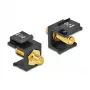 Módulo Keystone RP-SMA, conector hembra, negro, DeLOCK 86865