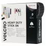 VELCRO Cinta de velcro extra fuerte autoadhesiva, gancho y bucle 50mm x 5m negro