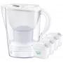 Brita Marella XL jarra + 4 cartuchos Maxtra (Blanco)