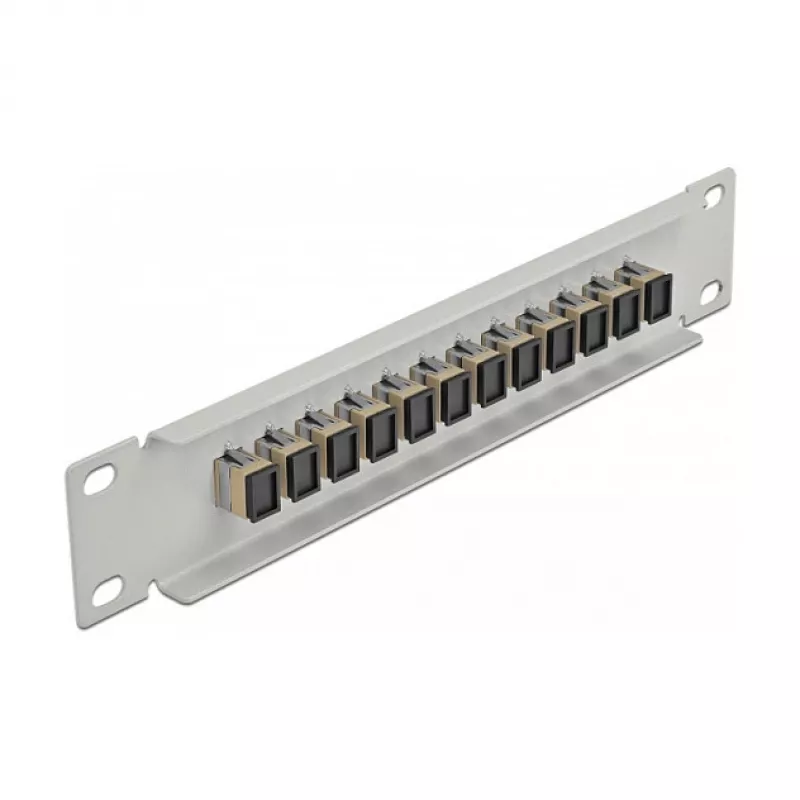 Panel de parcheo de fibra óptica DeLOCK 10