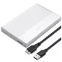 Carcasa para SSD/HDD SATA de 2,5 pulgadas QOLTEC 52278 USB 3.0, compatible hasta 2 TB