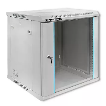 Armario rack QOLTEC 19 pulgadas 12U Modelo 54485 — carcasa para red/servidor