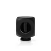 Thermal Grizzly DeltaMate Rotary FF90° – Conector de refrigeración líquida, negro, 1 ud. (TG-DM-FIT-0010)