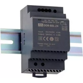 MEAN WELL DDR-60L-5 fuente de alimentación y convertidor de tensión 60 W (DDR-60L-5)