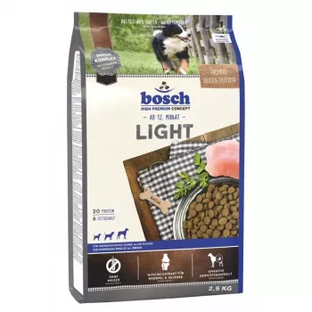 Pienso para perros Bosch LIGHT 2,5 kg — dieta veterinaria para perros adultos, pollo, 20 % proteína, 6 % grasa, 7 % fibra bruta