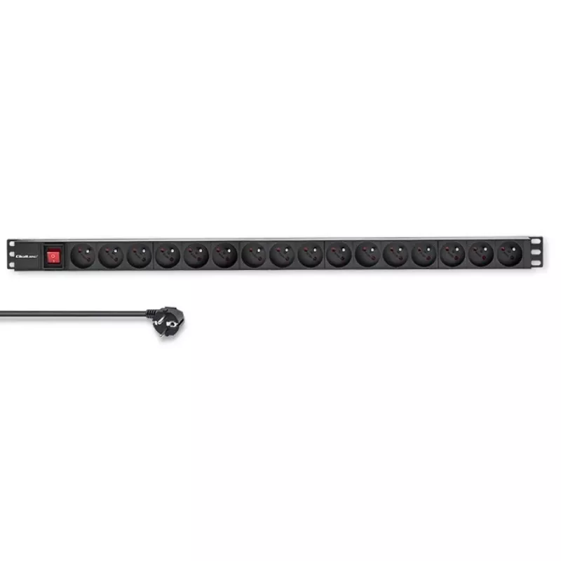 Regleta PDU para RACK 16A, 16xFRENCH, vertical
