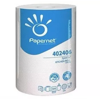 Papernet Special rollos de toallas de papel, papel, 2 capas, 60 m, celulosa, blanco (402406-1)