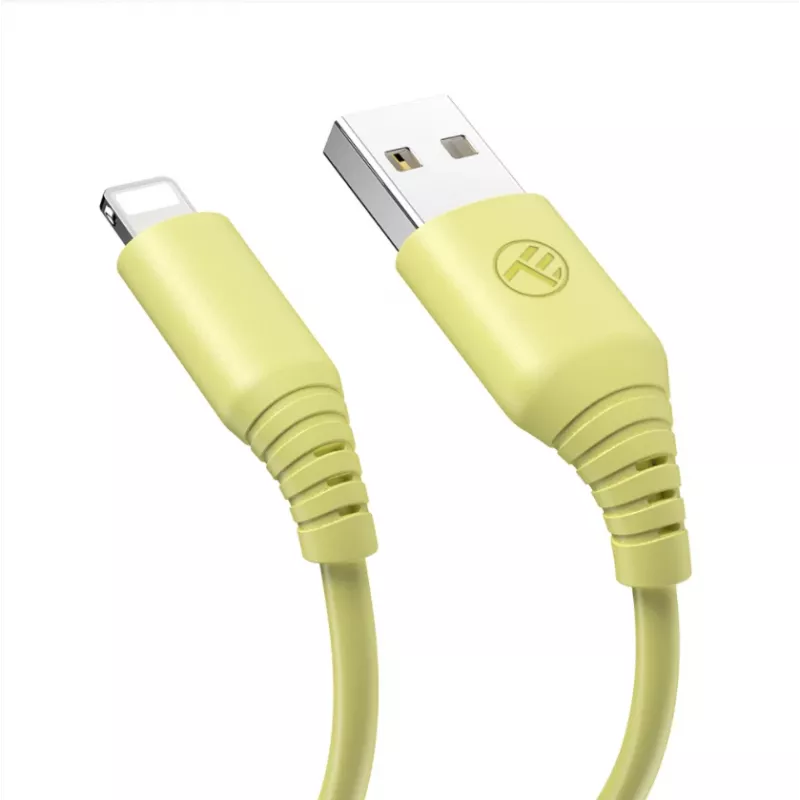 Cable USB a Lightning Tellur T-MLX46884 3A 1m Amarillo