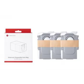Accesorio para aspirador | ROBOROCK | Bolsa de polvo desechable | Para Qrevo/Qrevo MaxV/S8 MaxV Ultra/Qrevo S/Qrevo Pro/Qrevo Plus/Qrevo Curv/Qrevo Edge/Saros 10R/Saros Z70/Saros 10/Vivia