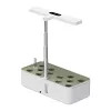 Sistema inteligente de cultivo de plantas de interior GreenBlue, maceta SMART, capacidad 4L, para 12 plantas, LEDs de espectro completo, GB133