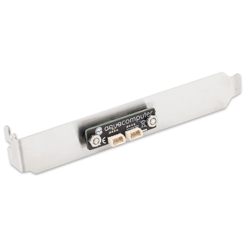 Accesorio para sistema de refrigeración de ordenador Aqua‑Computer 53290 — acero inoxidable, negro, 1 ud.