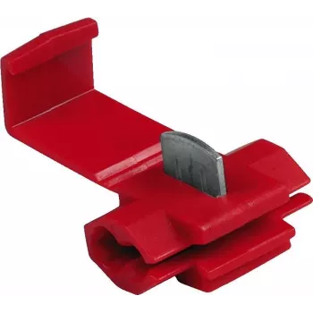 Hama Conector de empalme, rojo, 5 uds. abrazadera de cable 5 uds.