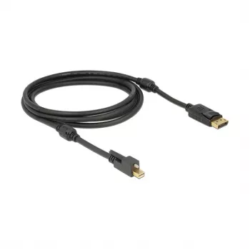 Cable DisplayPort DeLOCK 83722 Mini DisplayPort 2 m Negro