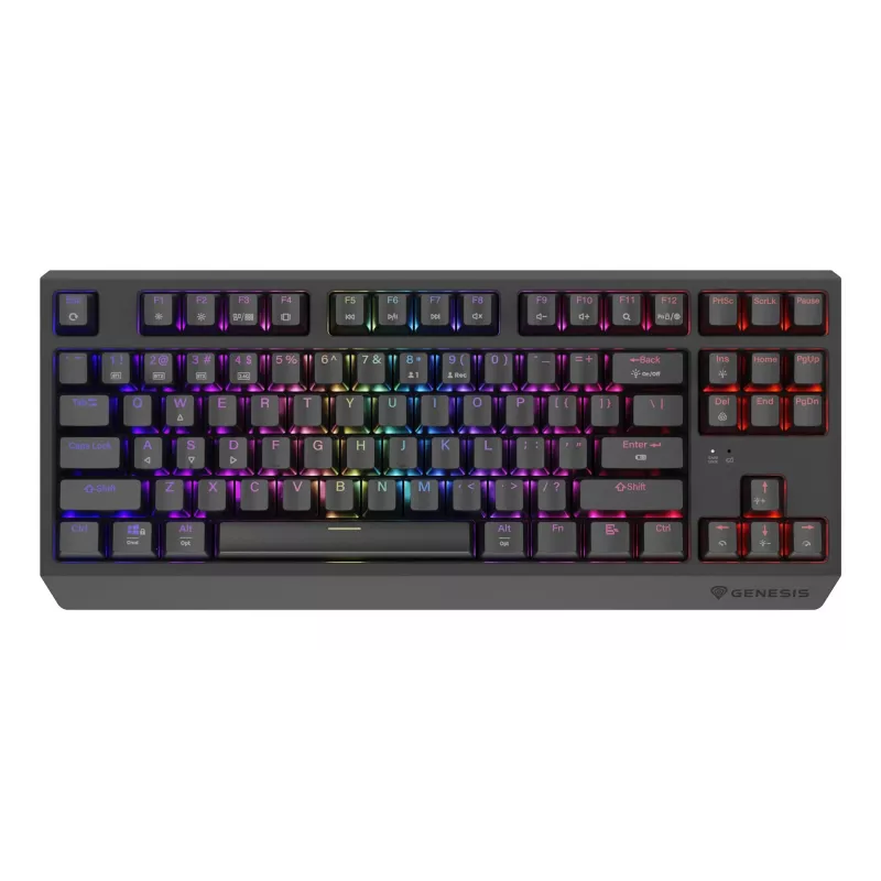 Teclado gaming GENESIS Thor 230 TKL USB + RF Wireless + Bluetooth QWERTY US English Negro
