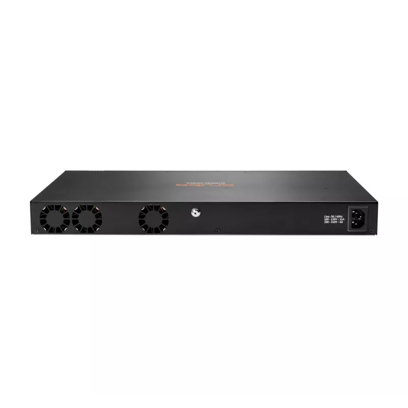 Hewlett Packard Enterprise HPE Aruba Networking CX 6200F 48G Class4 PoE 4SFP+ 740W Switch - Switch - distancia máx. de apilamiento 10 km - L3 - gestionado - 48 x 10/100/1000 (PoE+) + 4 x 1 Gi