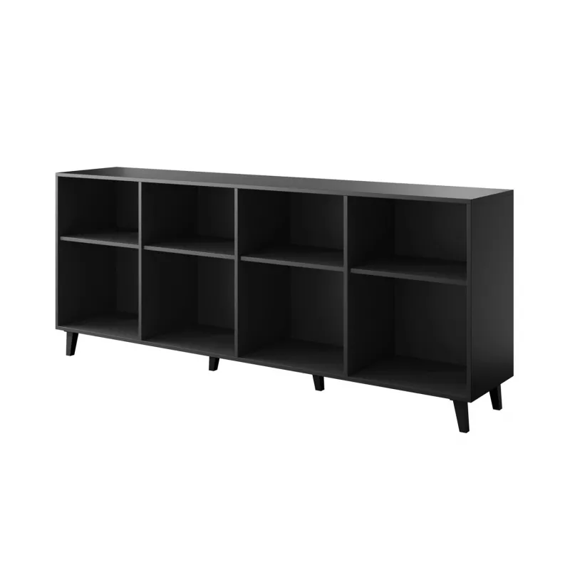 Cómoda BARI 200x42x82 negro mate