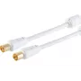 Cable de antena ShiverPeaks 80405, 5 m de longitud, contactos dorados