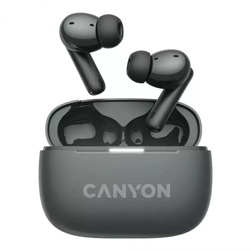 Auriculares True Wireless Canyon OnGo TWS-10 ANC+ENC, gris (CNS-TWS10BK)