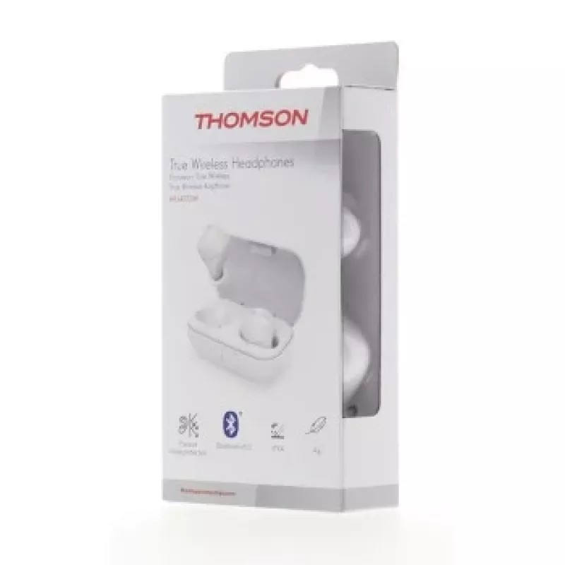 Hama WEAR7701W auriculares inalámbricos in-ear llamadas/música Bluetooth blanco