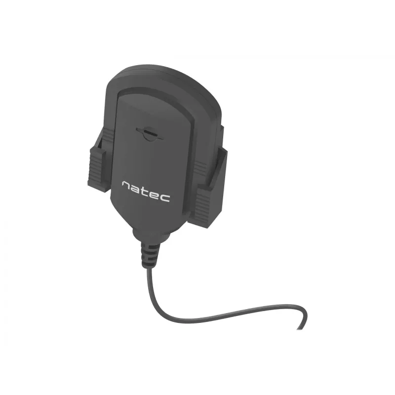 Micrófono de corbata NATEC NMI-1352, con cable 3,5 mm, sensibilidad -58 dB, 50–16000 Hz, cable de 1,8 m, 20 g