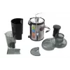 Exprimidor ESPERANZA EKJ002 — 500 W, recipiente de zumo de 0,45 L, recipiente de pulpa de 1,5 L, acero inoxidable/negro