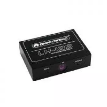 Regulador de volumen Omnitronic LH-125 IR 125W — regulador de nivel pasivo en línea para sistemas de audio