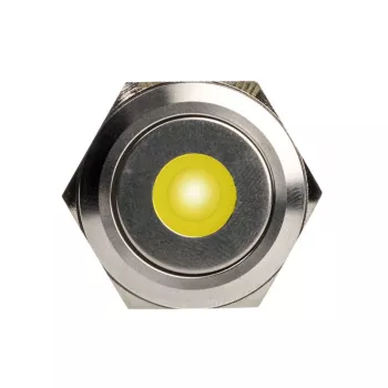Interruptor/pulsador antivandálico DimasTech 25 mm Silverline Dot RGB PD212