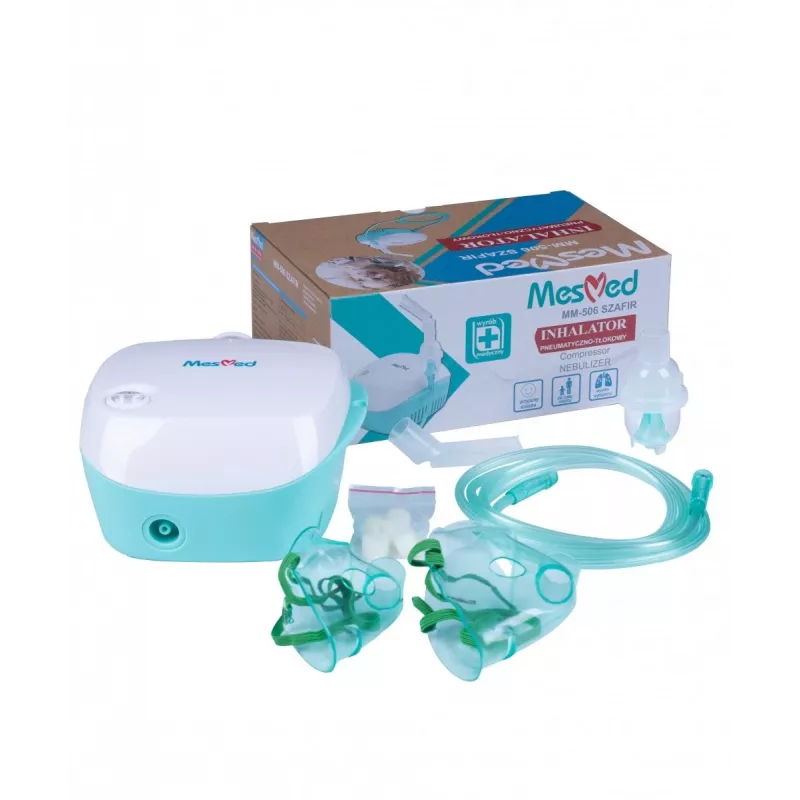 Inhalador Mesmed MM-506 Szafir – portátil, diseño compacto, modelo MM506