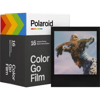 Polaroid | Placas de fotos para cámaras instantáneas Go Color Marco Negro pack de 2, 16 uds.