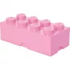 Ladrillo de almacenamiento LEGO 8 rosa, caja de almacenamiento rosa