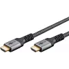 Cable HDMI Plus de alta velocidad con Ethernet, 4K @ 60Hz (gris, 15 metros)