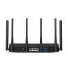 Router de sobremesa MERCUSYS MR47BE — tri-banda Wi-Fi 7 (2,4/5/6 GHz), 9300 Mbit/s, 3× RJ-45, 2,5GbE, 6 antenas externas