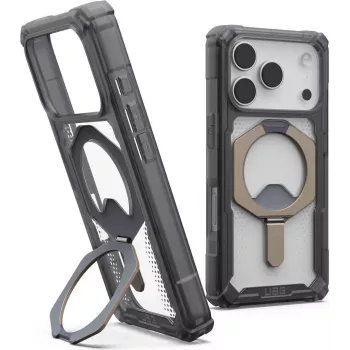 Urban Armor Gear UAG Plasma XTE Funda MagSafe con soporte | Apple iPhone 17 Pro | Ash (114527113136)