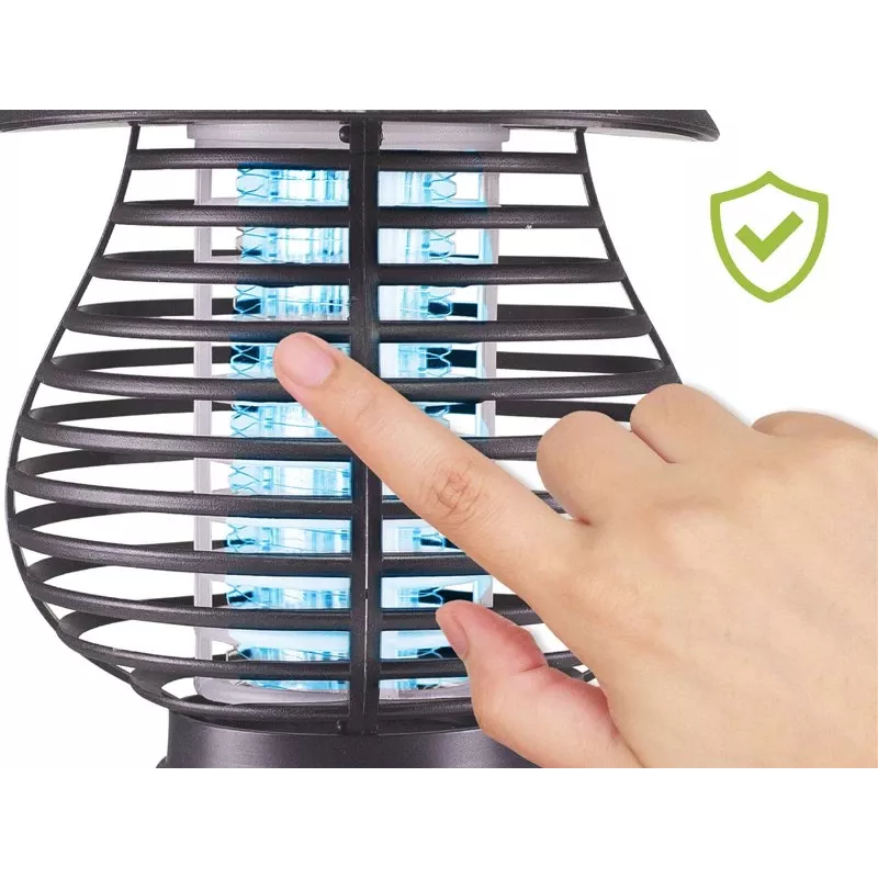 Beper P206ZAN111 linterna solar mata insectos, lámpara UV-A