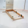 Soporte de montaje para marcos de puertas Bessey TMS altura regulable de acero robusto