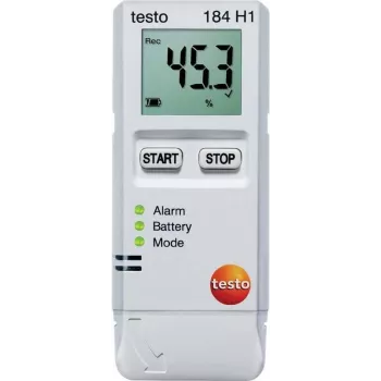 TESTO 184 H1 Registrador de datos de temperatura, registrador, 64000 valores de medición, - 20 ... + 70 °C, 0,1 °C (0572 1845)