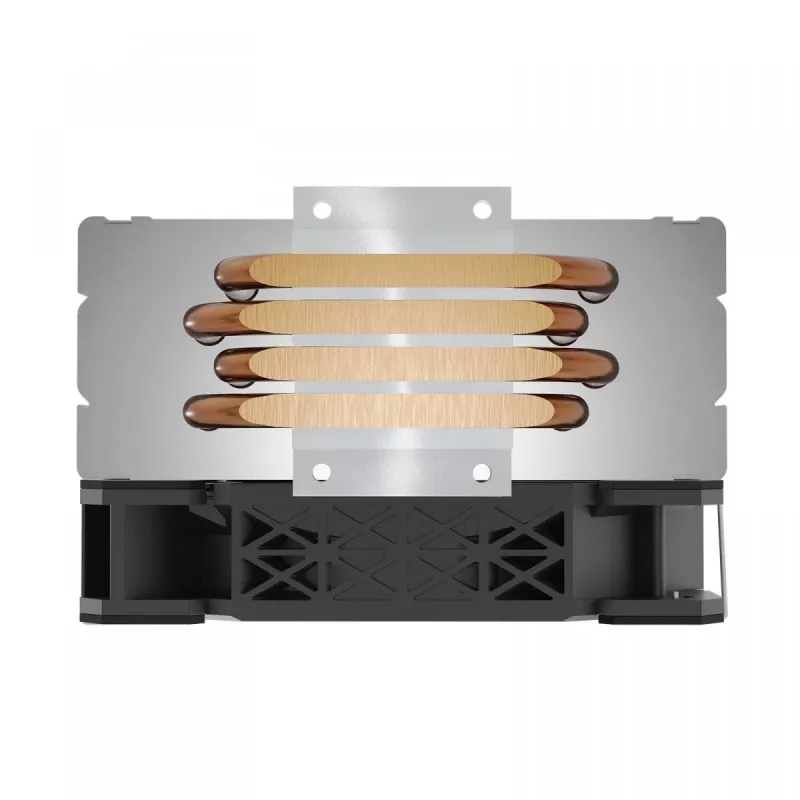 Disipador de CPU por aire SAVIO SAVGCOVORTEXX2ARGB con 4 heatpipes, ventilador ARGB de 120 mm, negro