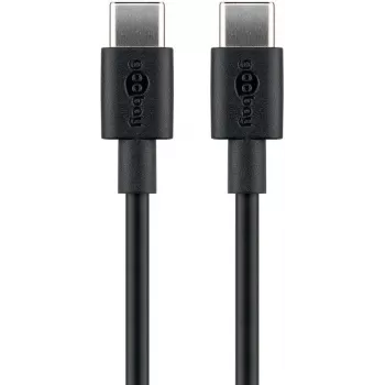 Cable USB Goobay 51243 2 m USB 2.0 USB C negro (51243)