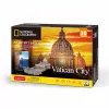 Puzle 3D Cubicfun Basílica de San Pedro modelo 306-DS0997H, piezas de cartón, maqueta a escala ensamblada