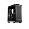 PC torre Midi Cooler Master MasterFrame 500 Mesh — negra con lateral transparente, compatible con ATX/EATX, 2x200 mm frontal, 1x120 mm trasero