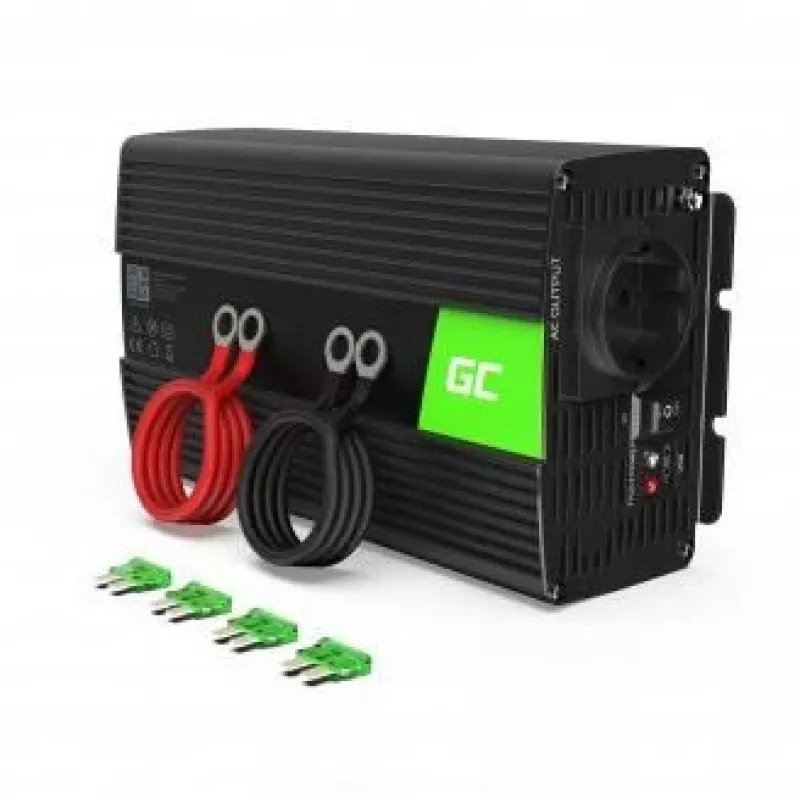 INV18 - Universal - Coche - 24 V - 1000 W - 230 V - DC a AC