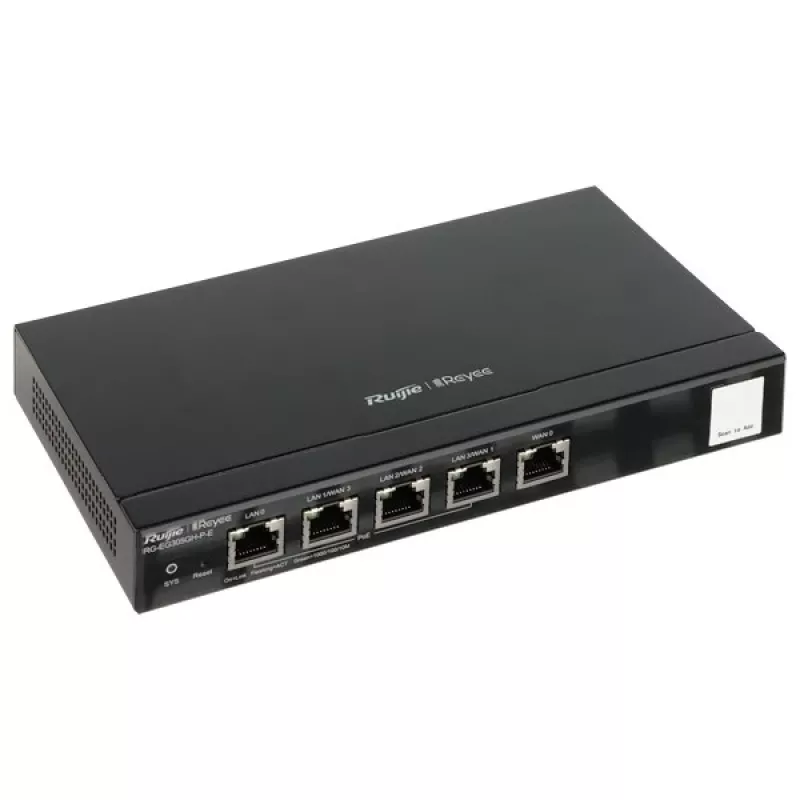 Ruijie Networks RG-EG305GH-P-E router cableado Negro