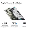 Teclado inalámbrico Q3 Max RGB/CARBON negro Q3M-M4 Keychron