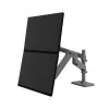 Ergotron LX Pro - kit de montaje (doble brazo) - para 2 pantallas LCD - montaje en placa perforada - aluminio - gris oscuro - tamaño de pantalla: hasta 61 cm (hasta 24