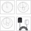 Antena GPS/GLONASS exterior QOLTEC 28 dBi 50 W con conector macho SMA en ángulo recto