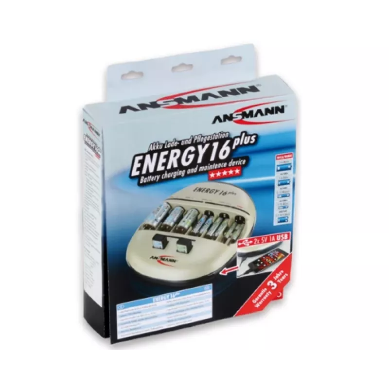 Cargador de baterías para interior Ansmann Energy 16+