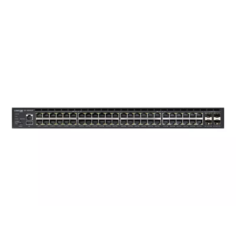 LANCOM GS-4554XUP - Switch - L3 - gestionado - 24 x 100/1000/2,5G (PoE++) + 24 x 10/100/1000 (PoE+) + 4 x SFP+ + 2 x QSFP+ - sobremesa, montaje en rack - PoE++ (1440 W) (61884)